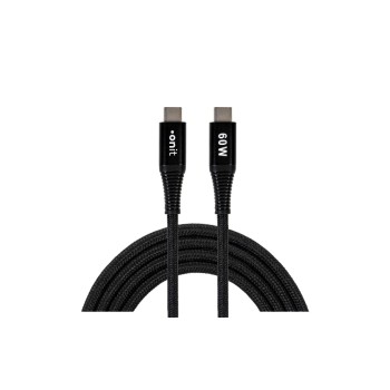 onit USB-cable C-C black 0.5m, USB 3.0 / 60W / 5Gbps onit USB-cable C-C black 0.5m, USB 3.0 / 60W / 5Gbps
