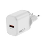onit Chargeur mural USB Single 1A 20 W GaN Blanc