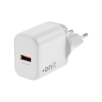 onit Chargeur mural USB Single 1A 20 W GaN Blanc onit Chargeur mural USB Single 1A 20 W GaN Blanc