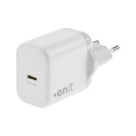 onit Chargeur mural USB Single 1C 20 W GaN Blanc