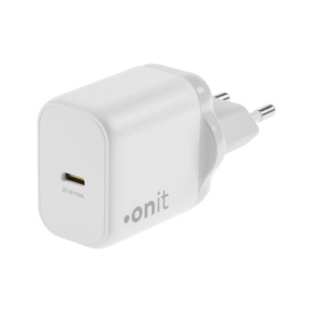 onit Chargeur mural USB Single 1C 20 W GaN Blanc onit Chargeur mural USB Single 1C 20 W GaN Blanc