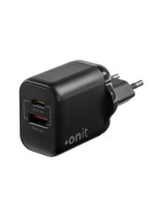 onit GaN-Wandladegerät USB CA 35W, schwarz