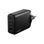 onit Chargeur mural USB Quad 3C1A 100 W GaN Noir