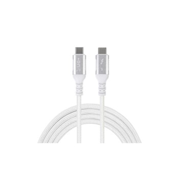 onit Thunderbolt5-Kabel C-C weiss 0.5m, 240W / 80Gbps / 16K@60Hz / PD3.1 / Coax onit Thunderbolt5-Kabel C-C weiss 0.5m, 240W / 80Gbps / 16K@60Hz / PD3.1 / Coax