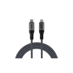 onit Câble USB4 v2.0 Premium USB C - USB C 1 m, Noir/Gris