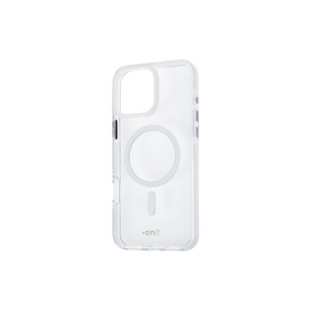 onit Back Cover Mill.Std. iPhone 16 pro Max, transp.white / Magsafe / Mill.Std.3m / GRS