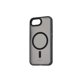 onit Back Cover Mill.Std. iPhone 16e (SE25), mattschw / Magsafe / Mill.Std.3m / GRS