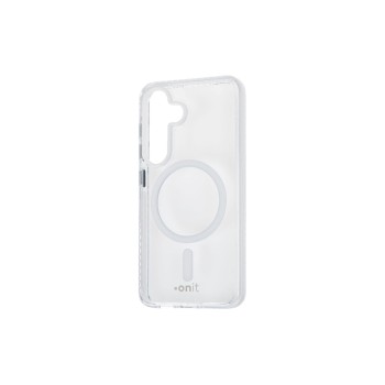 onit Back Cover Mill.Std. Samsung S25, transp.white / Magsafe / Mill.Std.3m / GRS
