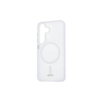 onit Back Cover Mill.Std. Samsung S25, mattweiss / Magsafe / Mill.Std.3m / GRS