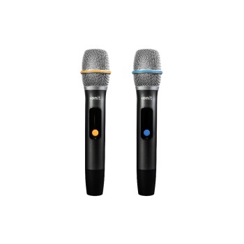 onit Microphone karaoké UHF Wonderwall, 2 pièces