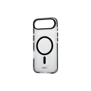 onit Back Cover Mill.Std. iPhone 17 Air, transp. schw / Magsafe / Mill.Std.3m / GRS