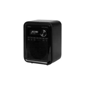 onit DAB/DAB+ Radio Marcando, black , accu, 40 Stationen, BT5.0, Wecker