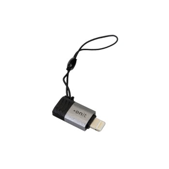onit Adapter L-Stecker for USB-C Buchse, 480Mbps / 27W / black onit Adapter L-Stecker for USB-C Buchse, 480Mbps / 27W / black