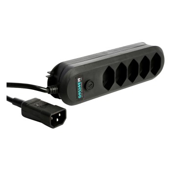 Steckdosenleiste 5xT13 10A for ONLINE USV, Eingang Kaltgerätestecker 10A Steckdosenleiste 5xT13 10A for ONLINE USV, Eingang Kaltgerätestecker 10A