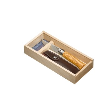 Opinel N°8, Geschenkbox, Box,stainless steel, olive wood, Hülle Opinel N°8, Geschenkbox, Box,stainless steel, olive wood, Hülle