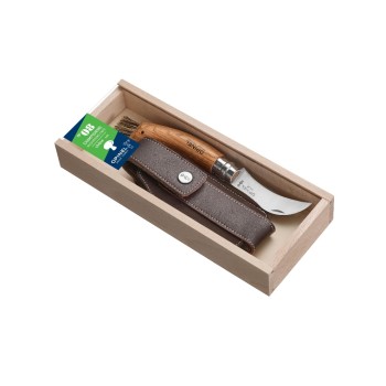 Opinel N°8 Pilzmesser, Geschenkbox, Box, stainless steel, oak wood, Hülle Opinel N°8 Pilzmesser, Geschenkbox, Box, stainless steel, oak wood, Hülle