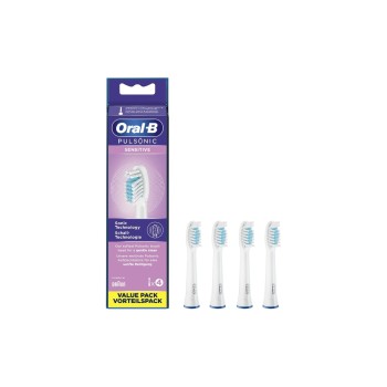 Oral-B Ersatzbürsten Pulsonic Sensitiv 4er, Aufsteckbürsten für Pulsonic-Schallbürsten Oral-B Ersatzbürsten Pulsonic Sensitiv 4er, Aufsteckbürsten für Pulsonic-Schallbürsten