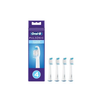 Oral-B Ersastzbürsten Pulsonic Clean 4er, Aufsteckbürste für Elektrozahnbürsten Oral-B Ersastzbürsten Pulsonic Clean 4er, Aufsteckbürste für Elektrozahnbürsten