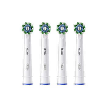 Oral-B Ersatzbürsten CrossAction 4er, X-Filaments, weiss, 4 Stück Oral-B Ersatzbürsten CrossAction 4er, X-Filaments, weiss, 4 Stück