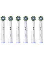 Oral-B Ersatzbürsten CrossAction 6er, X-Filaments, white, 6 Stück
