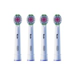 Oral-B Ersatzbürsten 3D White 4er, X-Filaments, 4 Stück