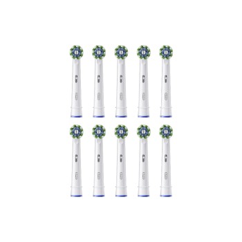 Oral-B Ersatzbürsten CrossAction 10er, X-Filaments, weiss, 10 Stück Oral-B Ersatzbürsten CrossAction 10er, X-Filaments, weiss, 10 Stück