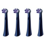 Oral-B Ersatzbürsten iO Radiant White Black, 4 Stück Ersatzbürsten black 