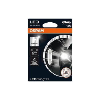 OSRAM LEDriving cool white, C5W 6000K Blister 12V 0.6W/36mm