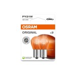OSRAM Témoins lumineux Original PY21W BAU15s jaune Voiture de tourisme