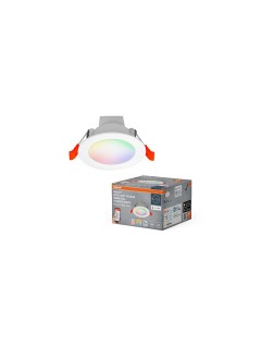 OSRAM Lampe encastrée SMART+ Matter Recess Multicolor 86 mm, RGBW