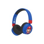 OTL Casques extra-auriculaires Super Mario Bleu; Rouge