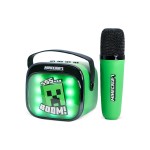 OTL Minecraft LED haut-parleur de karaoké sans fil et microphone