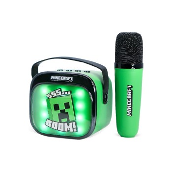 OTL Minecraft Karaoke Speaker + Microphon, Kindergerecht, Bluethooth OTL Minecraft Karaoke Speaker + Microphon, Kindergerecht, Bluethooth
