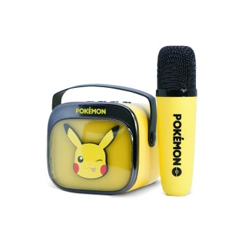 OTL Pokemon Karaoke Speaker + Microphon, Kindergerecht, Bluethooth