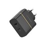 Otterbox Lagegerät Duo Fast Charging, USB-A + USB-C, Black, 12+18W Fast Charge