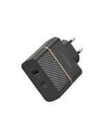 Otterbox Lagegerät Duo Fast Charging, USB-A + USB-C, Black, 12+18W Fast Charge