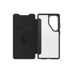 Otterbox Coque arrière React Folio Galaxy S25 Ultra Transparent Noir