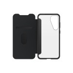 Otterbox Coque arrière React Folio Galaxy S25+ Transparent Noir