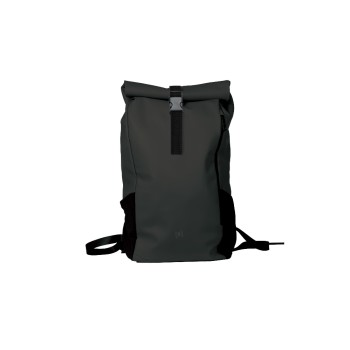 Oxford Rucksack Identity Roll Top Black