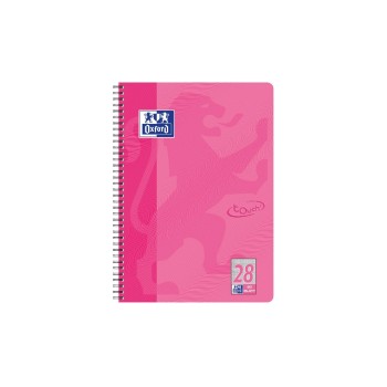 Oxford Carnet de notes Carnet de notes Touch college, A4, quadrillé, rose Oxford Carnet de notes Carnet de notes Touch college, A4, quadrillé, rose