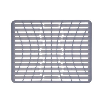 OXO Good Grips Spülbeckenmatte gross, 43x32cm Silikon grey