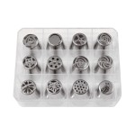 Paderno Spritztüllen 12er Set, 12 verschiedene Formen