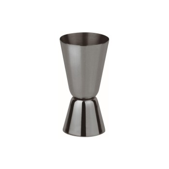 Paderno Cocktail Messbecher black , 40/20ml, Grösse Ø 4,5 cm - H 8,5 cm