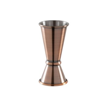 Paderno Cocktail Doppelmass Antique, 40/20ml, D 4cm, H 11cm