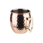 Paderno Cocktail Becher Moscow Mule, Fassungsvermögen 500ml, Edelstahl/Kupfer