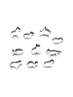 Paderno Kits d’emporte-pièces 2 cm x 10 cm 10 pièces, Animal