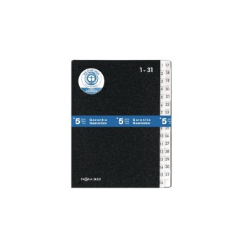 Pagna Pultmappe A4 1-31, black, A4 Pagna Pultmappe A4 1-31, black, A4