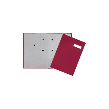 Pagna Unterschriftenmappe red, Kunststoff, 20 Fächer, Namensschild, A4