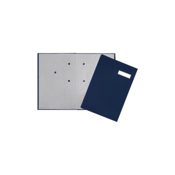 Pagna Unterschriftenmappe blue, Kunststoff, 20 Fächer, Namensschild, A4