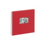 Pagna Spiralalbum Stoffeinband 310x320mm, rot, 40 pages